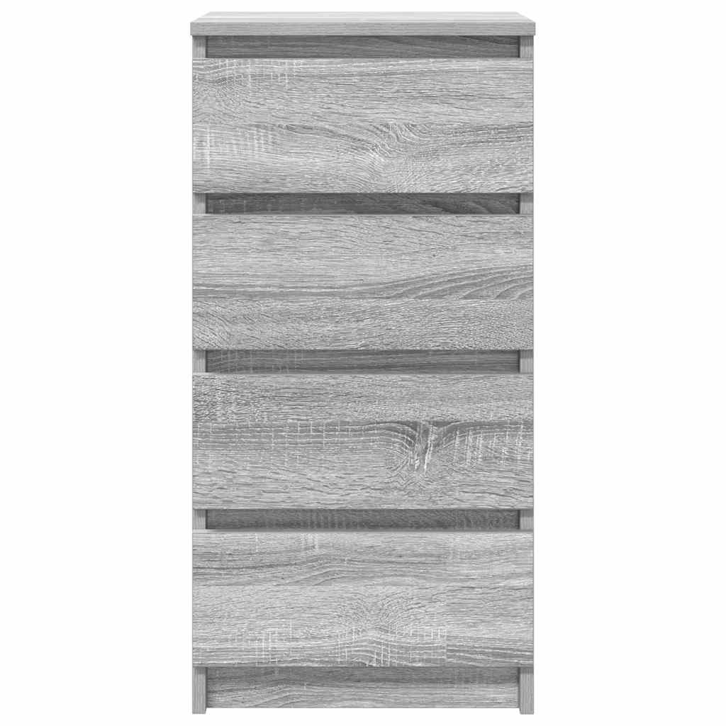 Sideboard Grau Sonoma 37,5x35x76 cm Holzwerkstoff