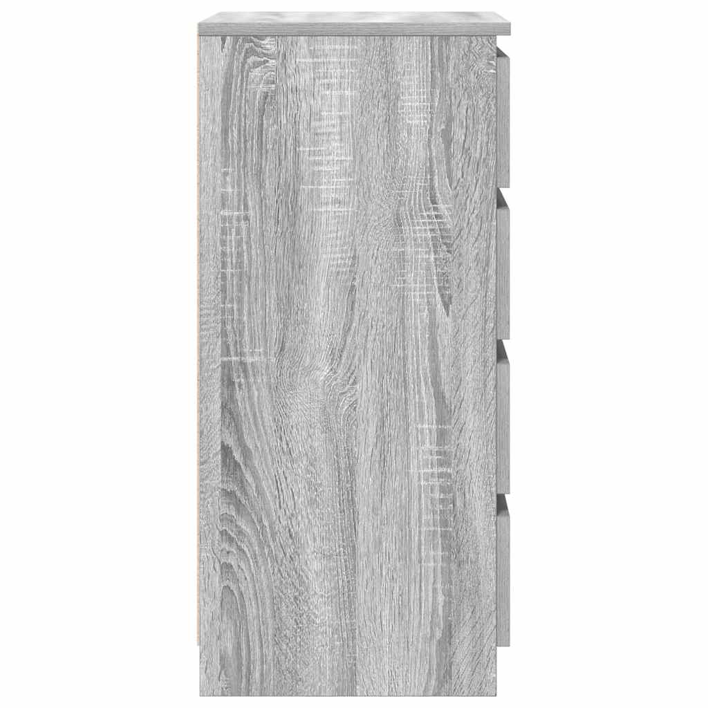 Sideboard Grau Sonoma 37,5x35x76 cm Holzwerkstoff