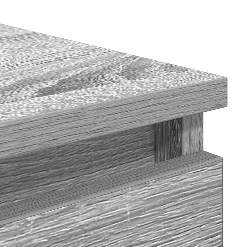Sideboard Grau Sonoma 37,5x35x76 cm Holzwerkstoff