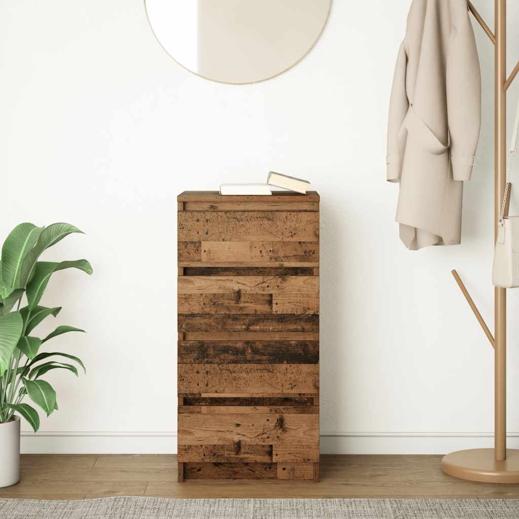 Sideboard Altholz-Optik 37,5x35x76 cm Holzwerkstoff