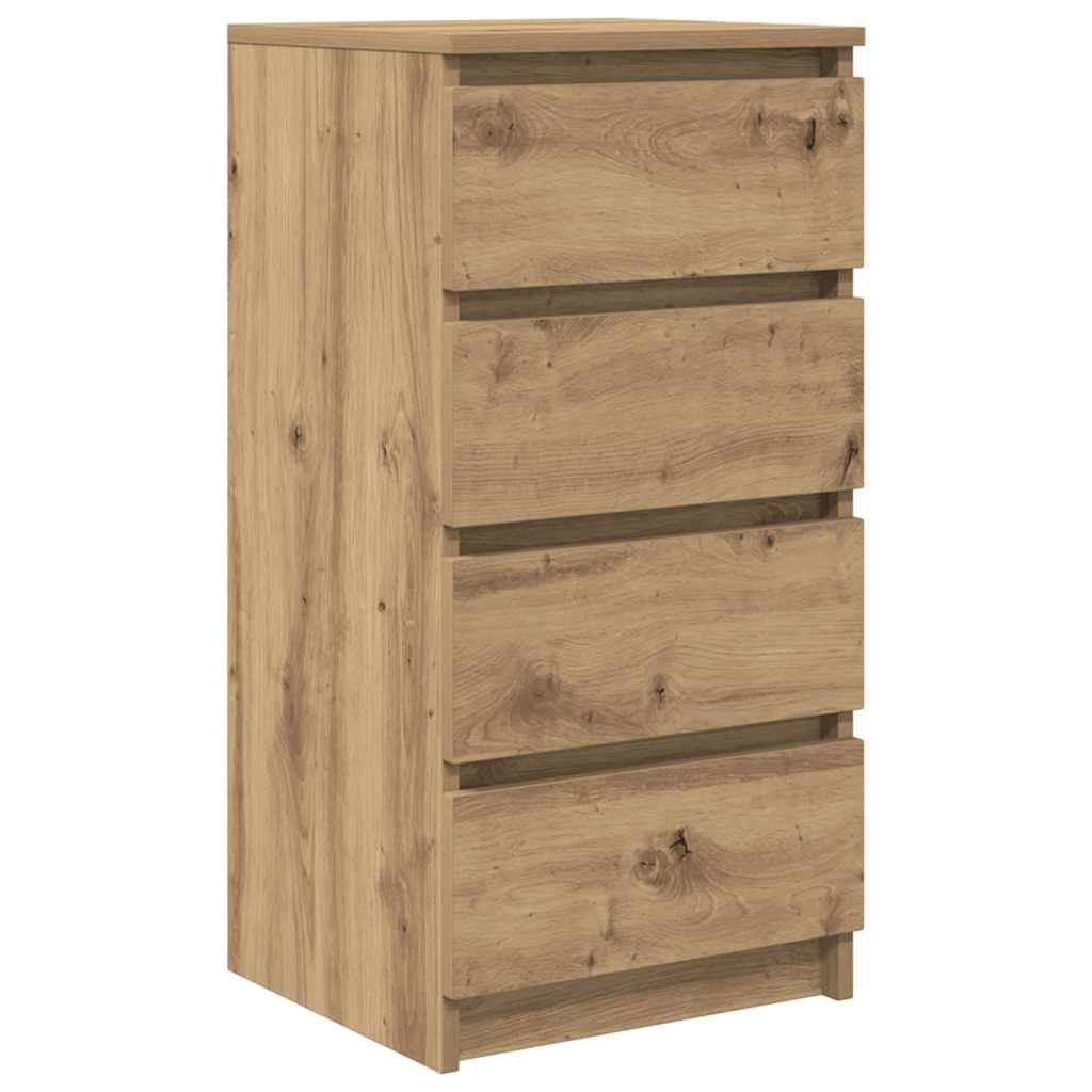Sideboard Artisan-Eiche 37,5x35x76 cm Holzwerkstoff