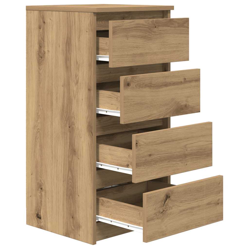 Sideboard Artisan-Eiche 37,5x35x76 cm Holzwerkstoff