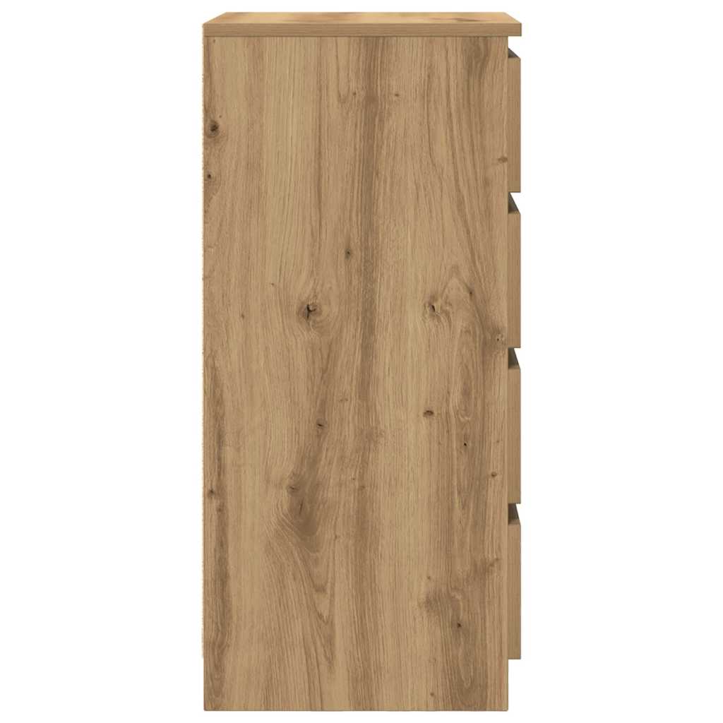 Sideboard Artisan-Eiche 37,5x35x76 cm Holzwerkstoff