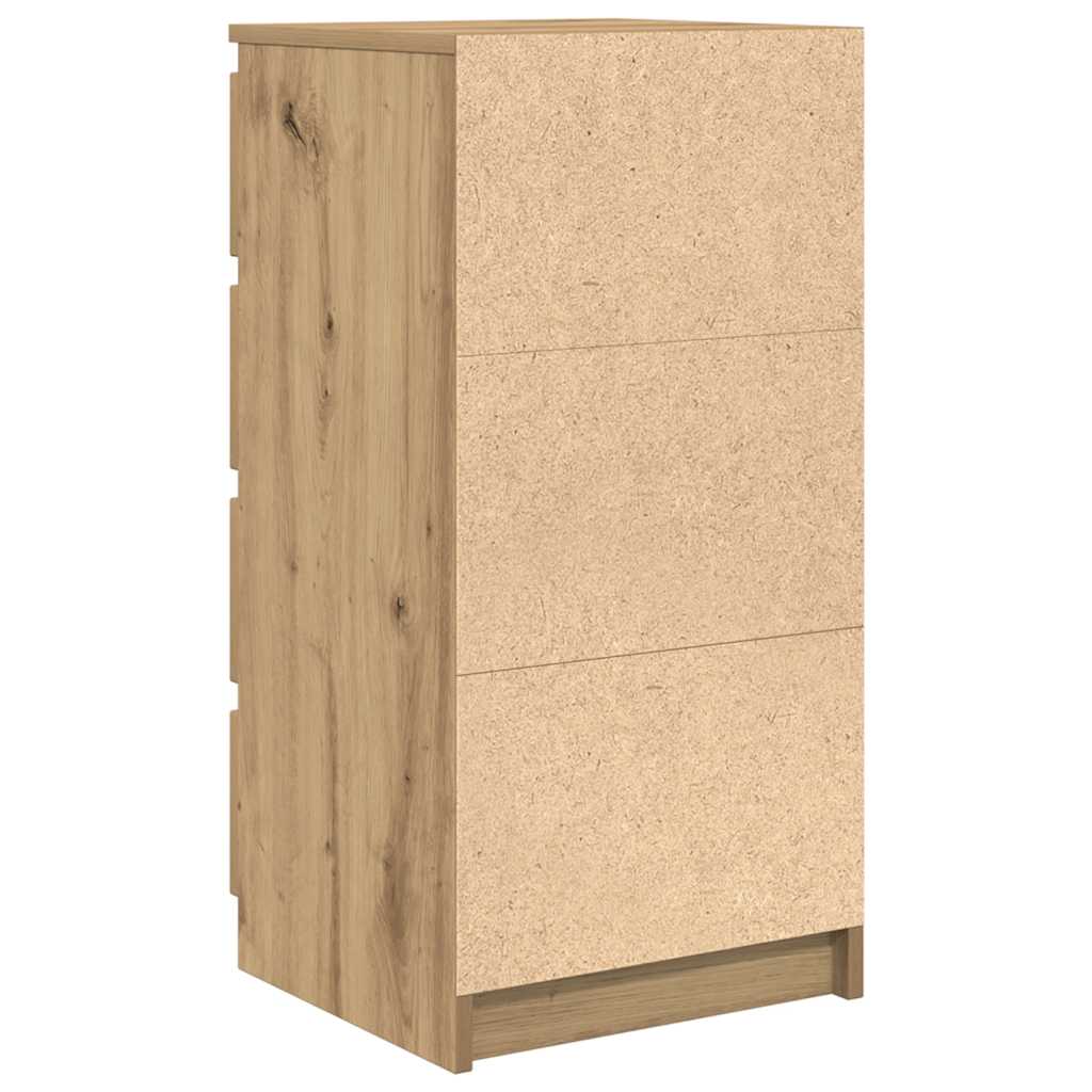 Sideboard Artisan-Eiche 37,5x35x76 cm Holzwerkstoff