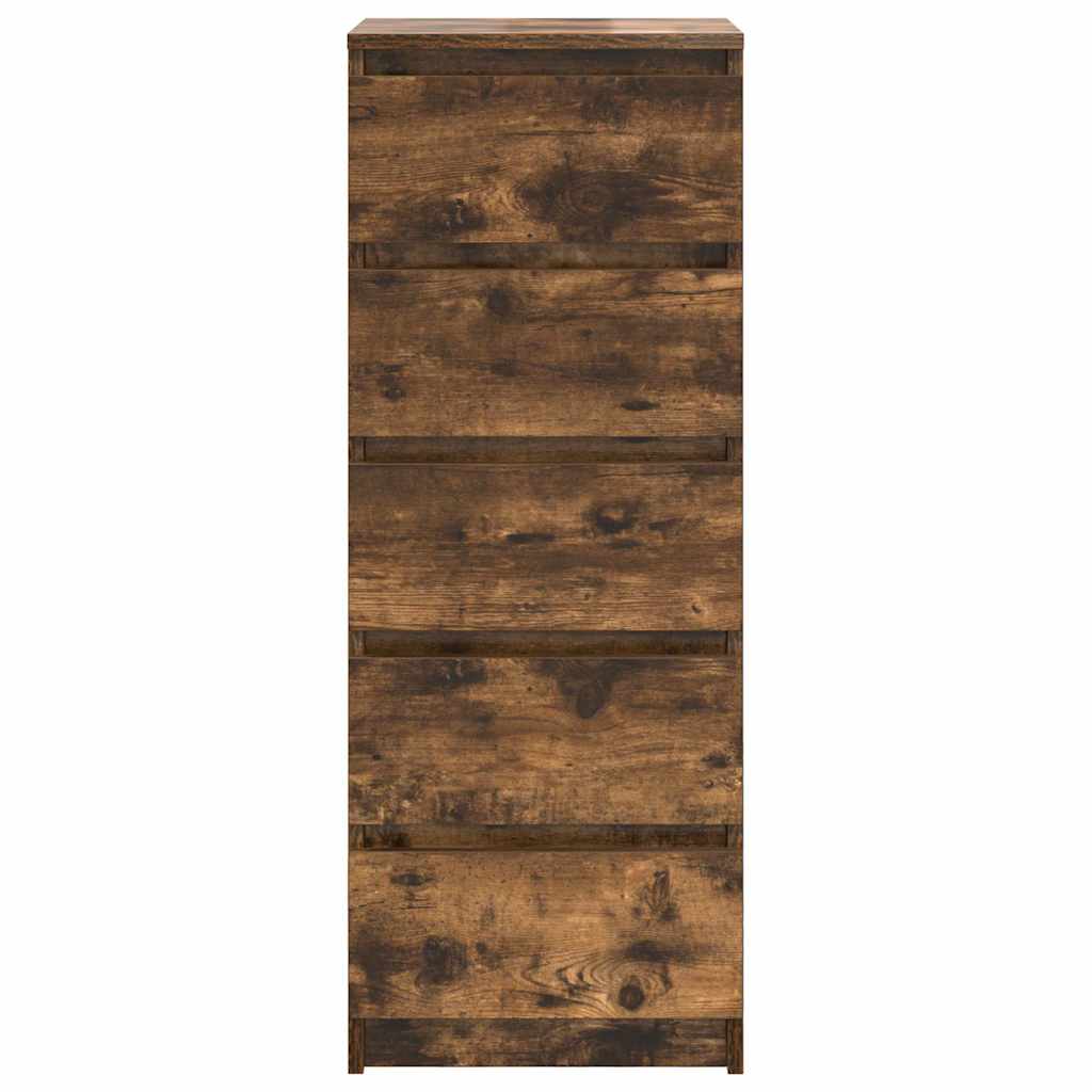 Sideboard mit Schubladen Räuchereiche 37,5x35x99 cm