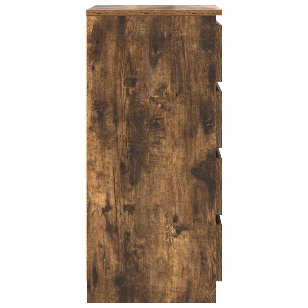 Sideboard mit Schubladen Räuchereiche 37,5x35x99 cm
