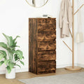 Sideboard mit Schubladen Räuchereiche 37,5x35x99 cm