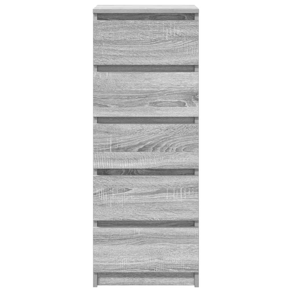 Sideboard mit Schubladen Grau Sonoma 37,5x35x99cm Holzwerkstoff