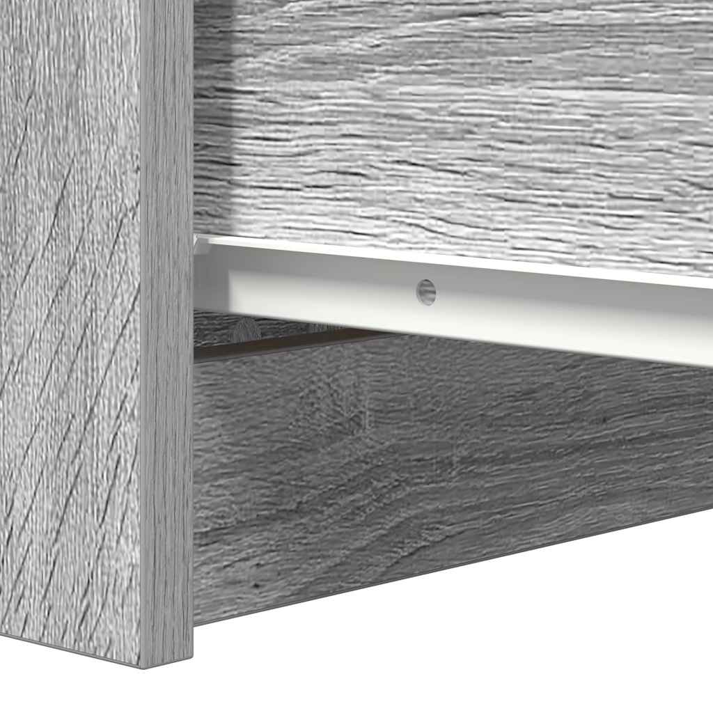 Sideboard mit Schubladen Grau Sonoma 37,5x35x99cm Holzwerkstoff