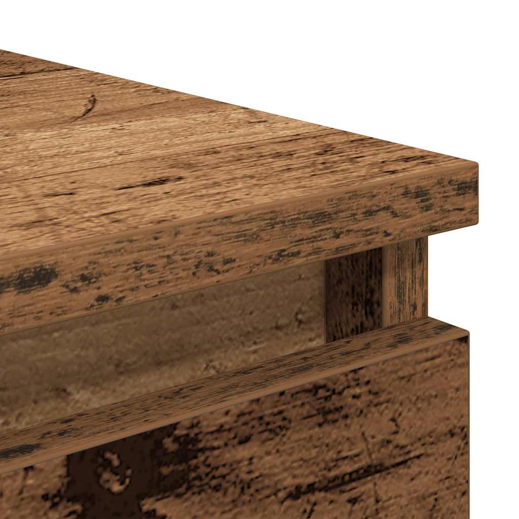Sideboard mit Schubladen Altholz-Optik 37,5x35x99 cm