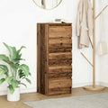 Sideboard mit Schubladen Altholz-Optik 37,5x35x99 cm