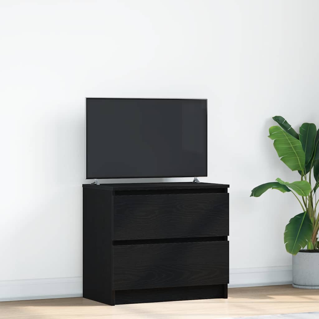 TV-Schrank Schwarz 60x35x54 cm Holzwerkstoff