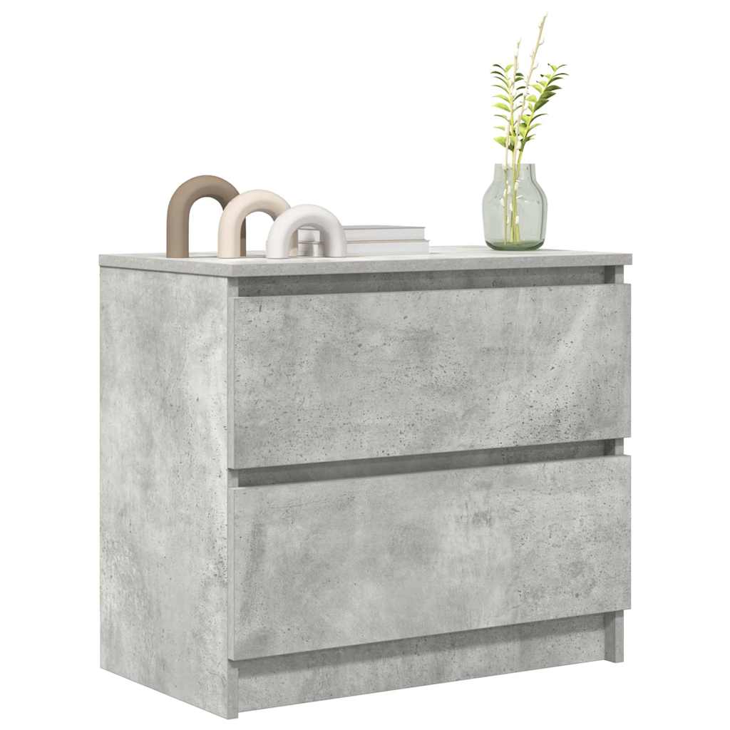 TV-Schrank Betongrau 60x35x54 cm Holzwerkstoff