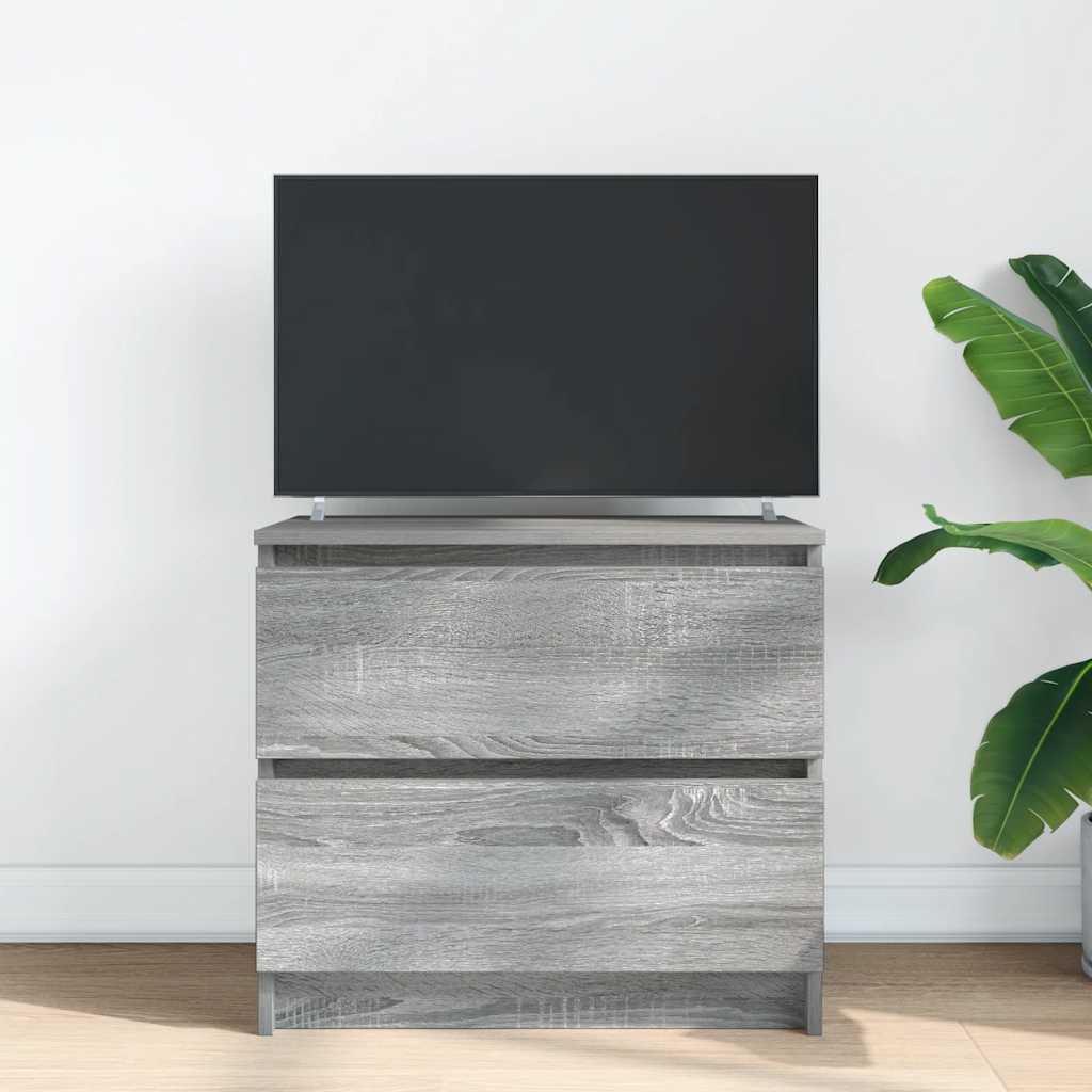 TV-Schrank Grau Sonoma 60x35x54 cm Holzwerkstoff