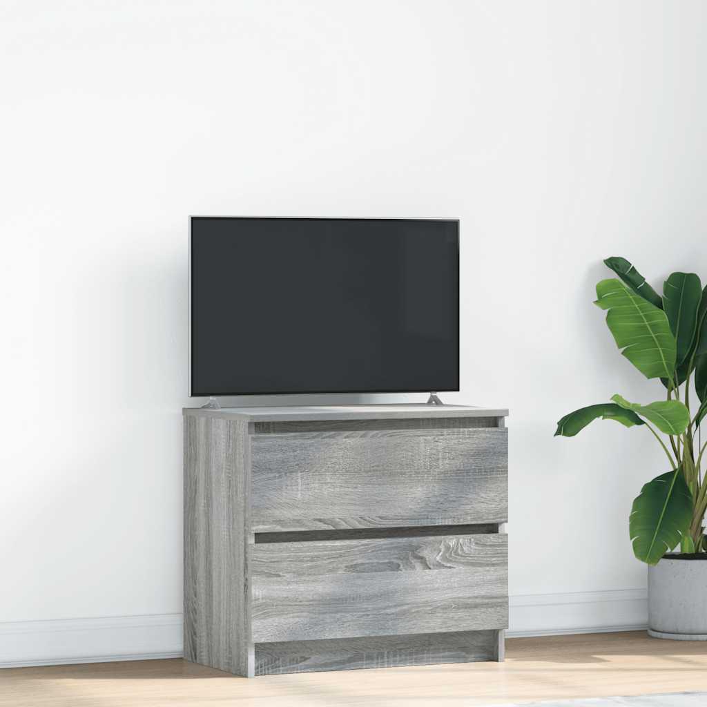 TV-Schrank Grau Sonoma 60x35x54 cm Holzwerkstoff