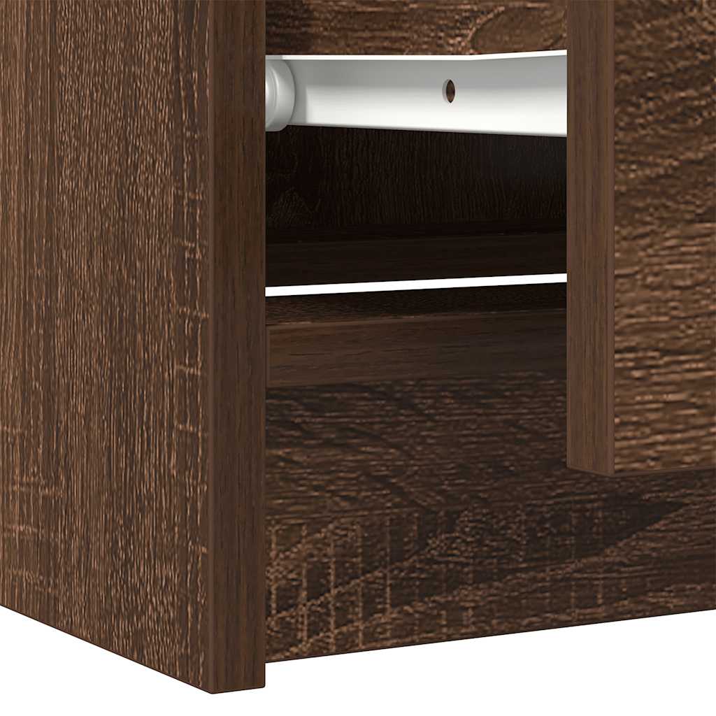 TV-Schrank Braun Eichen-Optik 60x35x54 cm Holzwerkstoff