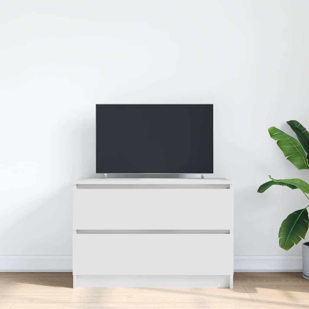 TV-Schrank Weiß 80x35x54 cm Holzwerkstoff