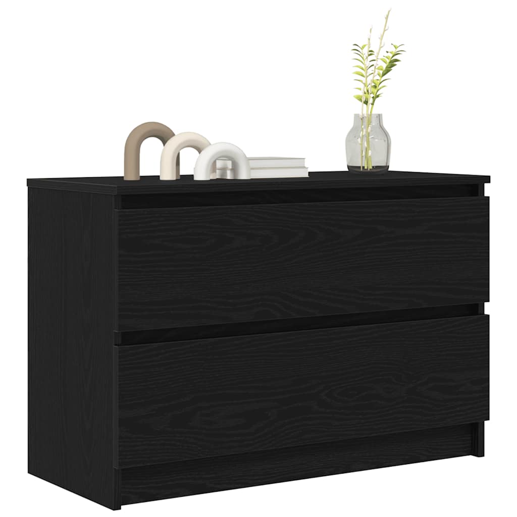 TV-Schrank Schwarz 80x35x54 cm Holzwerkstoff