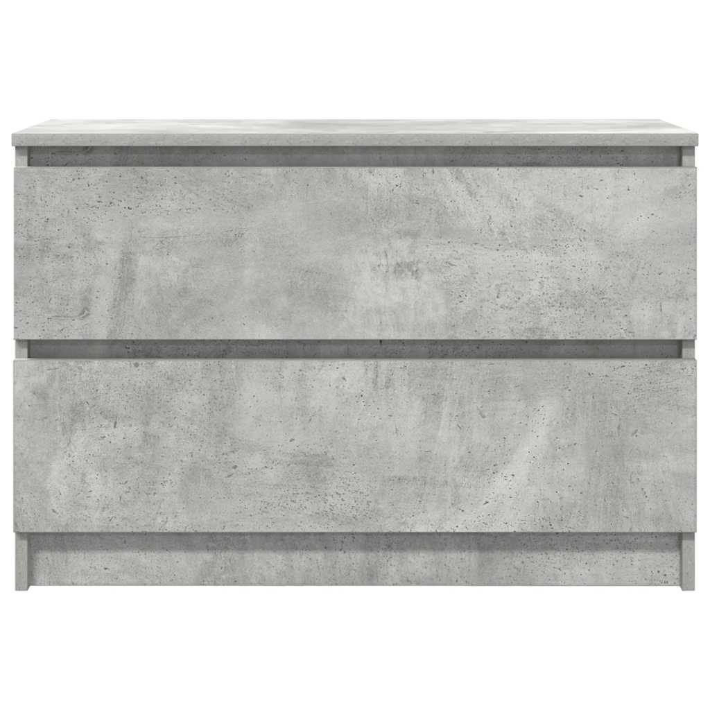 TV-Schrank Betongrau 80x35x54 cm Holzwerkstoff