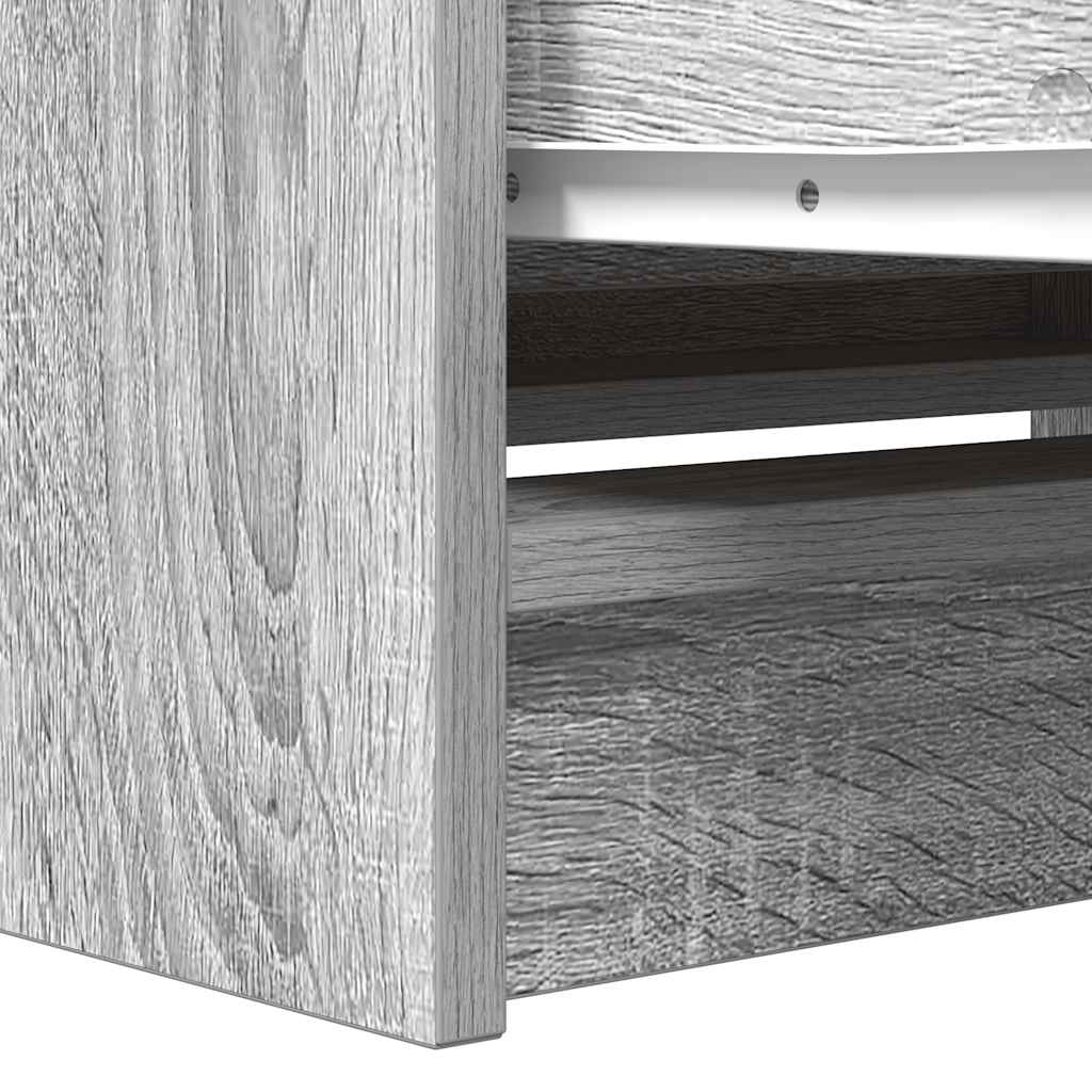 TV-Schrank Grau Sonoma 80x35x54 cm Holzwerkstoff