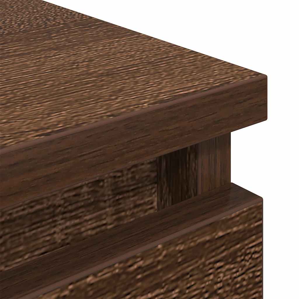 TV-Schrank Braun Eichen-Optik 80x35x54 cm Holzwerkstoff