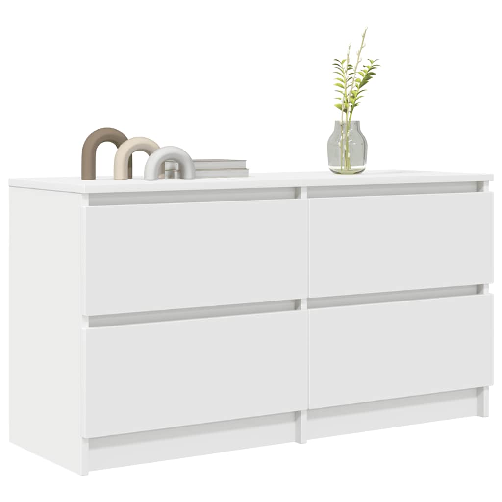 TV-Schrank Weiß 100x35x54 cm Holzwerkstoff