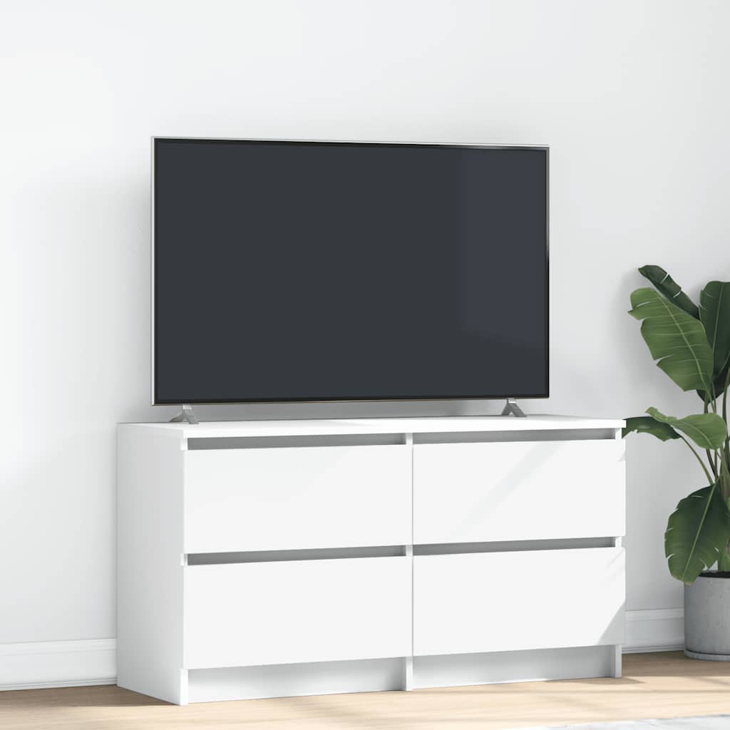 TV-Schrank Weiß 100x35x54 cm Holzwerkstoff