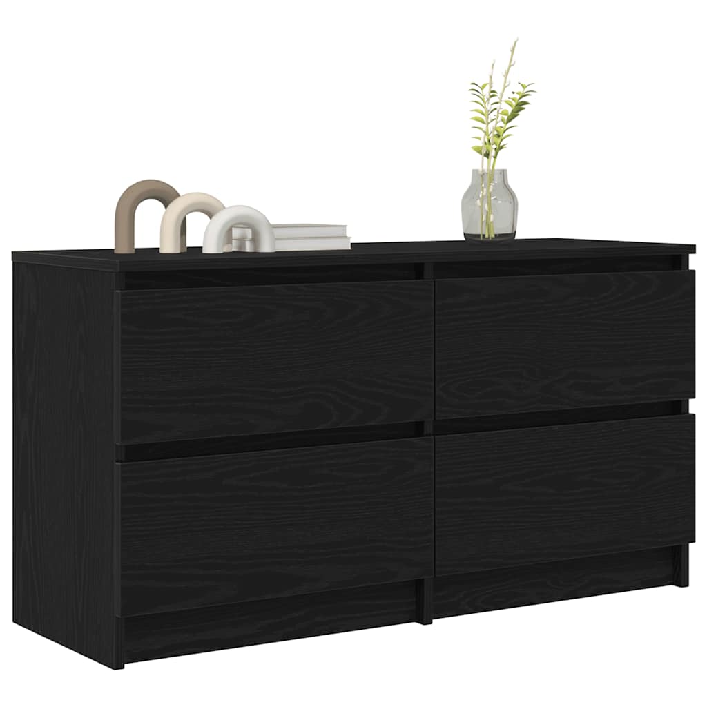 TV-Schrank Schwarz 100x35x54 cm Holzwerkstoff