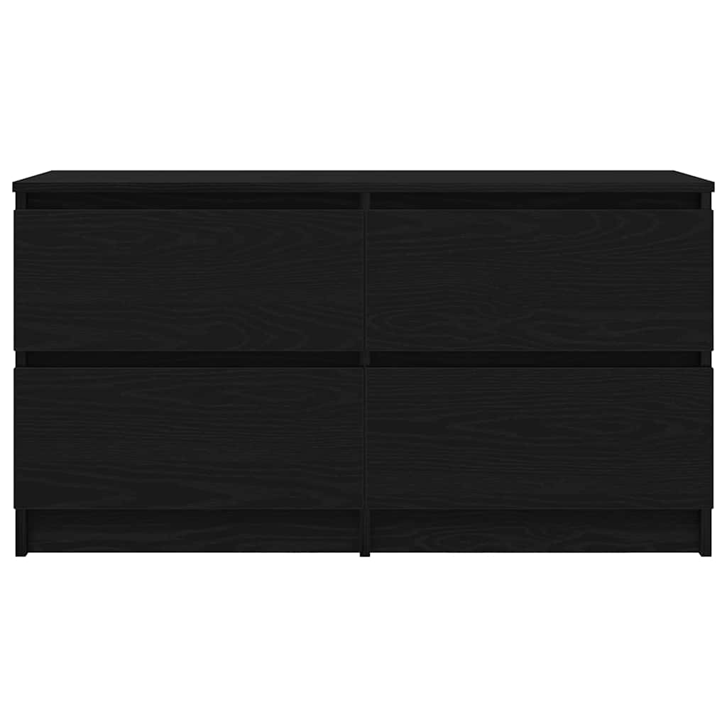 TV-Schrank Schwarz 100x35x54 cm Holzwerkstoff