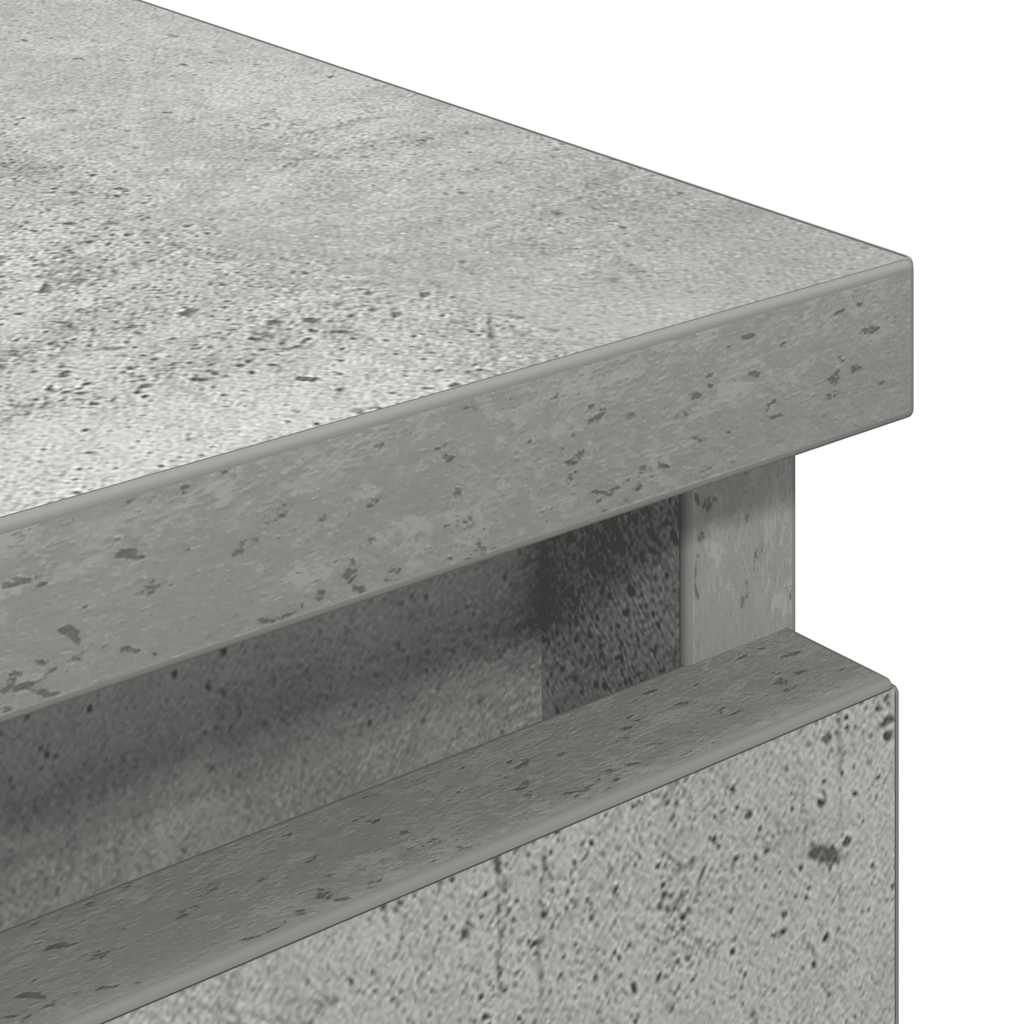 TV-Schrank Betongrau 100x35x54 cm Holzwerkstoff