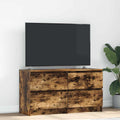 TV-Schrank Räuchereiche 100x35x54 cm Holzwerkstoff