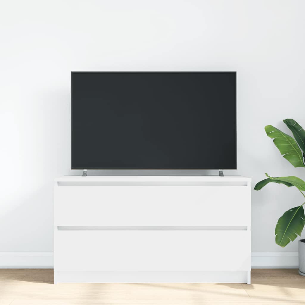 TV-Schrank Weiß 100x35x54 cm Holzwerkstoff