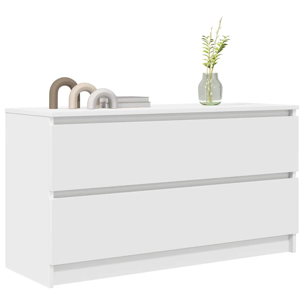 TV-Schrank Weiß 100x35x54 cm Holzwerkstoff