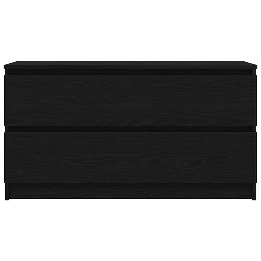 TV-Schrank Schwarz 100x35x54 cm Holzwerkstoff