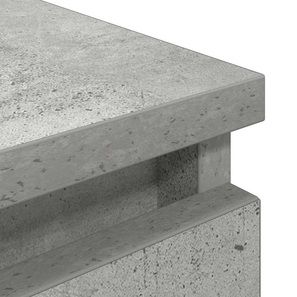 TV-Schrank Betongrau 100x35x54 cm Holzwerkstoff
