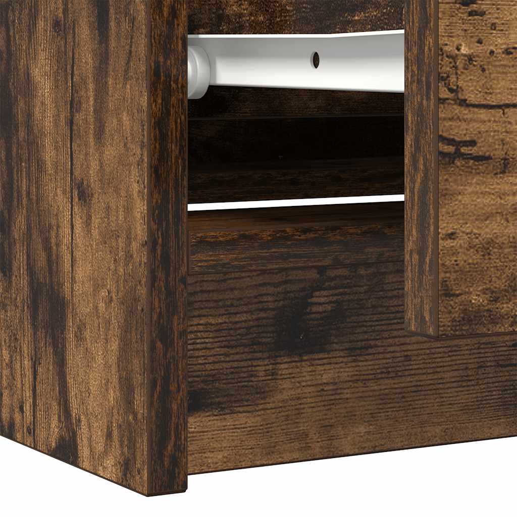 TV-Schrank Räuchereiche 100x35x54 cm Holzwerkstoff