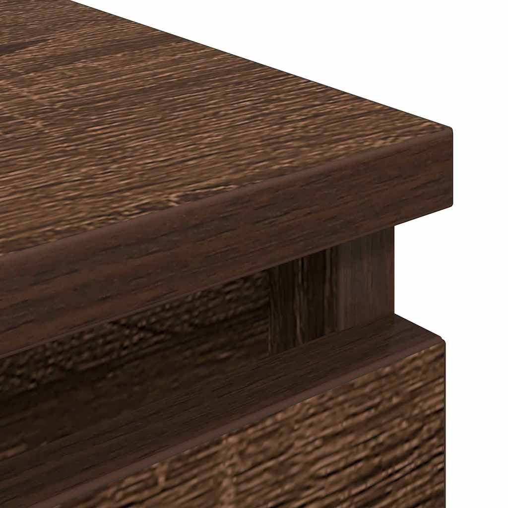 TV-Schrank Braun Eichen-Optik 100x35x54 cm Holzwerkstoff