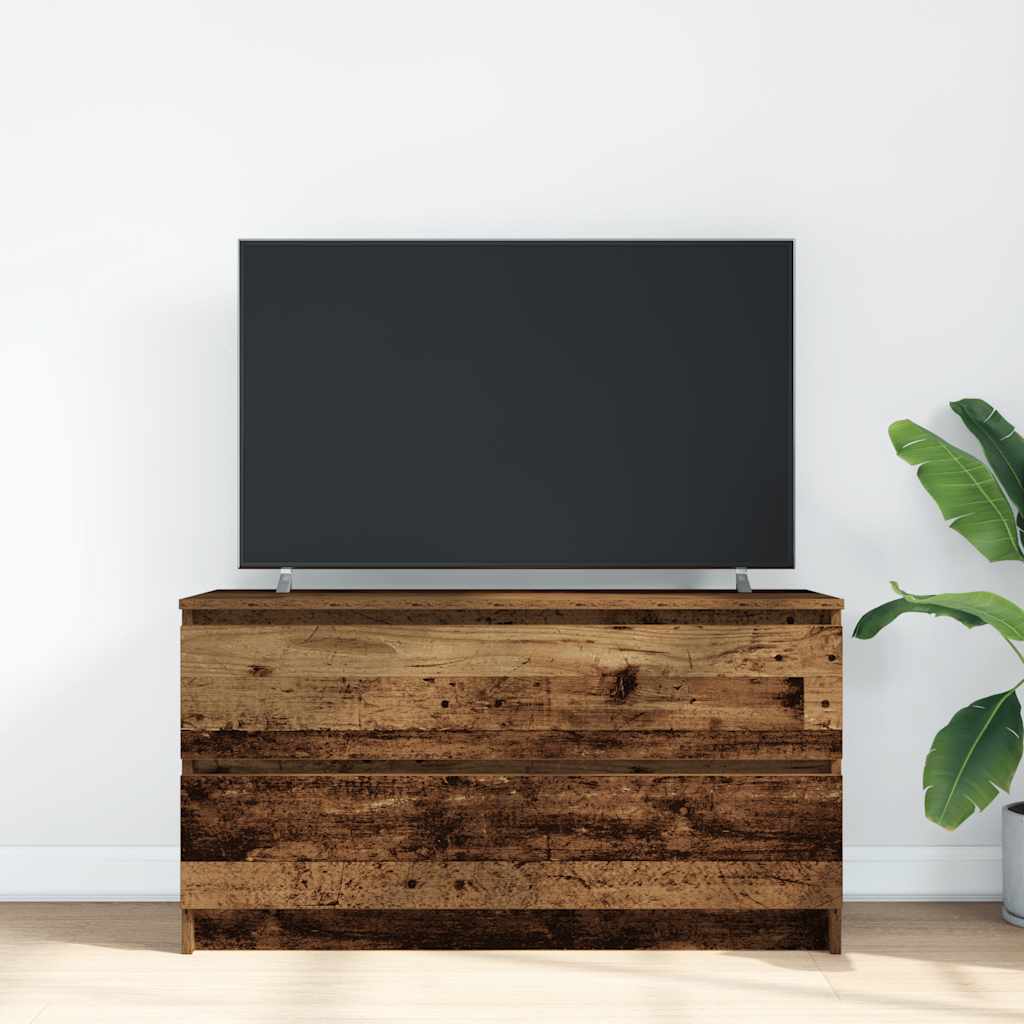 TV-Schrank Altholz-Optik 100x35x54 cm Holzwerkstoff