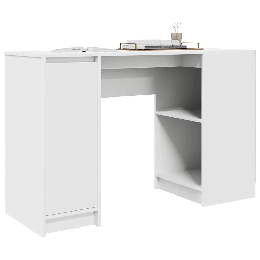 Schreibtisch Weiß 120x42x76 cm Holzwerkstoff
