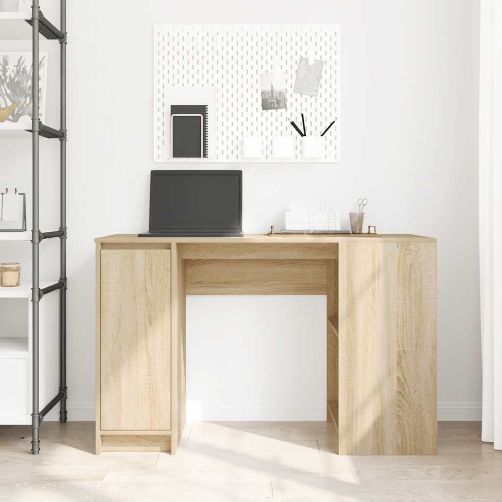 Schreibtisch Sonoma-Eiche 120x42x76 cm Holzwerkstoff