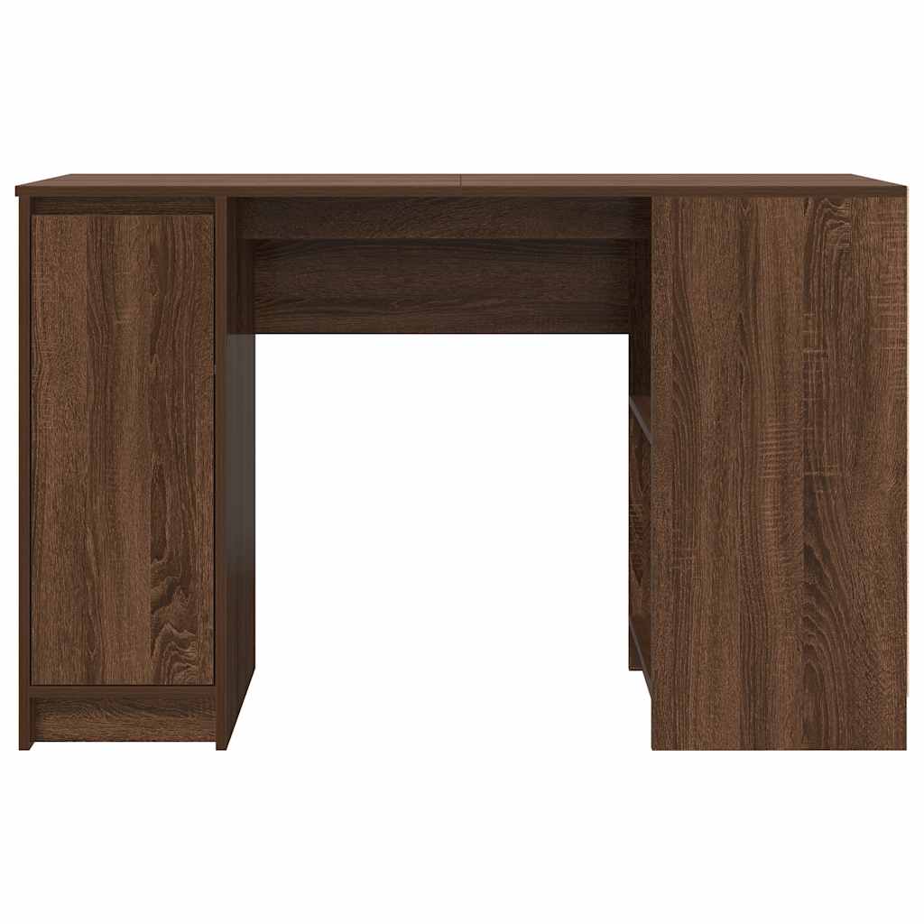 Schreibtisch Braun Eichen-Optik 120x42x76 cm Holzwerkstoff