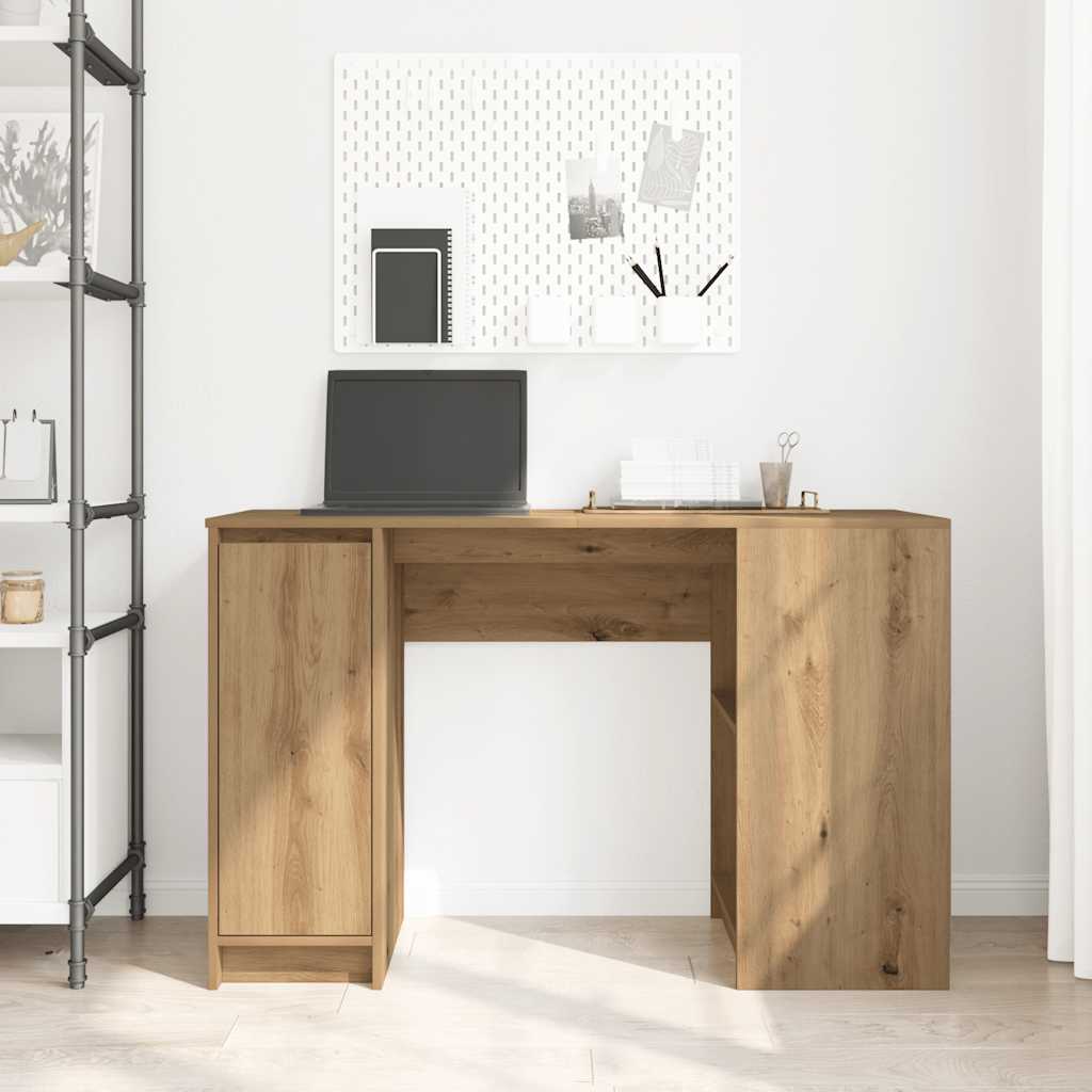 Schreibtisch Artisan-Eiche 120x42x76 cm Holzwerkstoff
