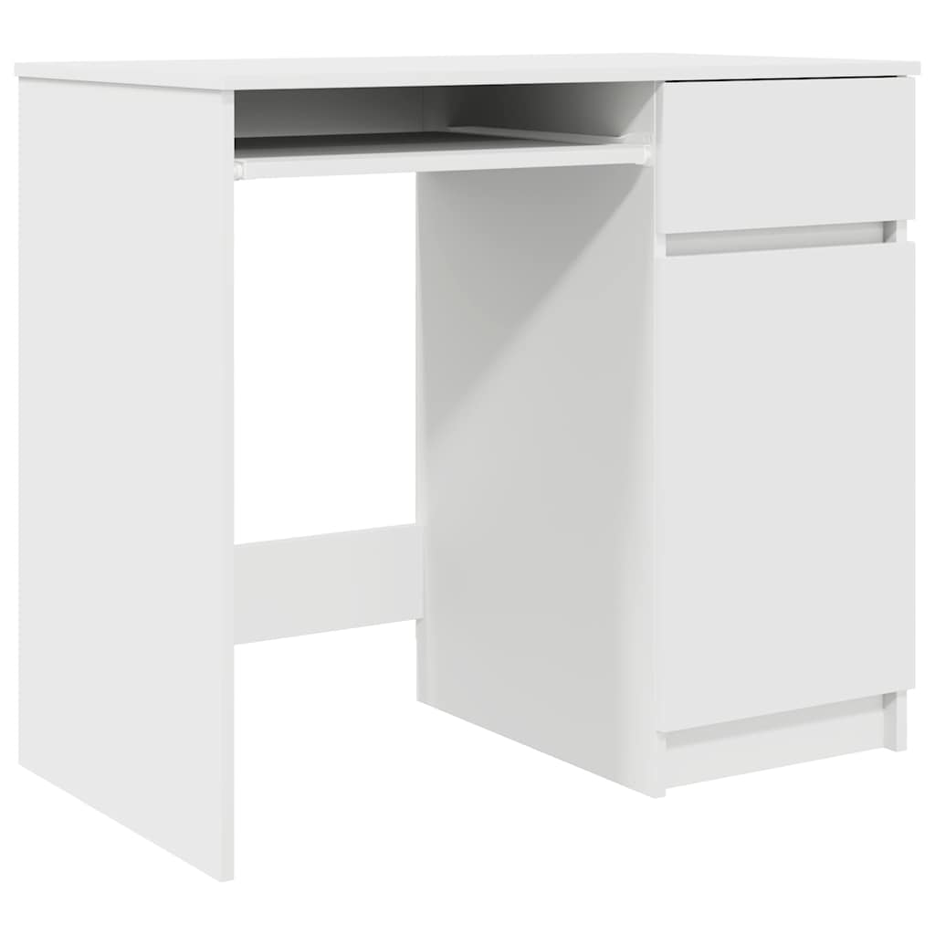 Schreibtisch Weiß 86x49x76 cm Holzwerkstoff
