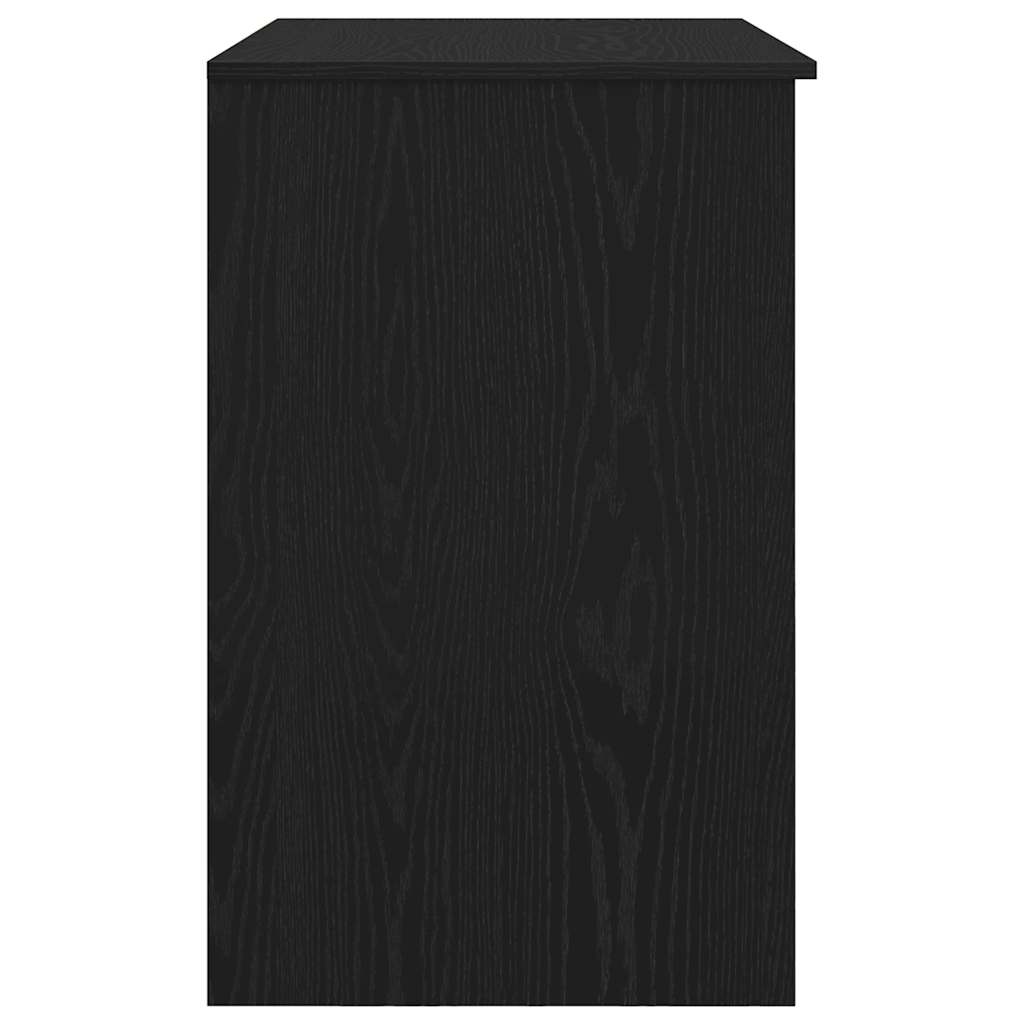 Schreibtisch Schwarz Eichen-Optik 86x49x76 cm Holzwerkstoff