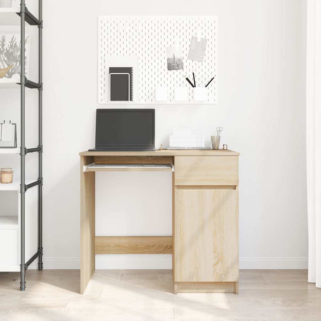 Schreibtisch Sonoma-Eiche 86x49x76 cm Holzwerkstoff