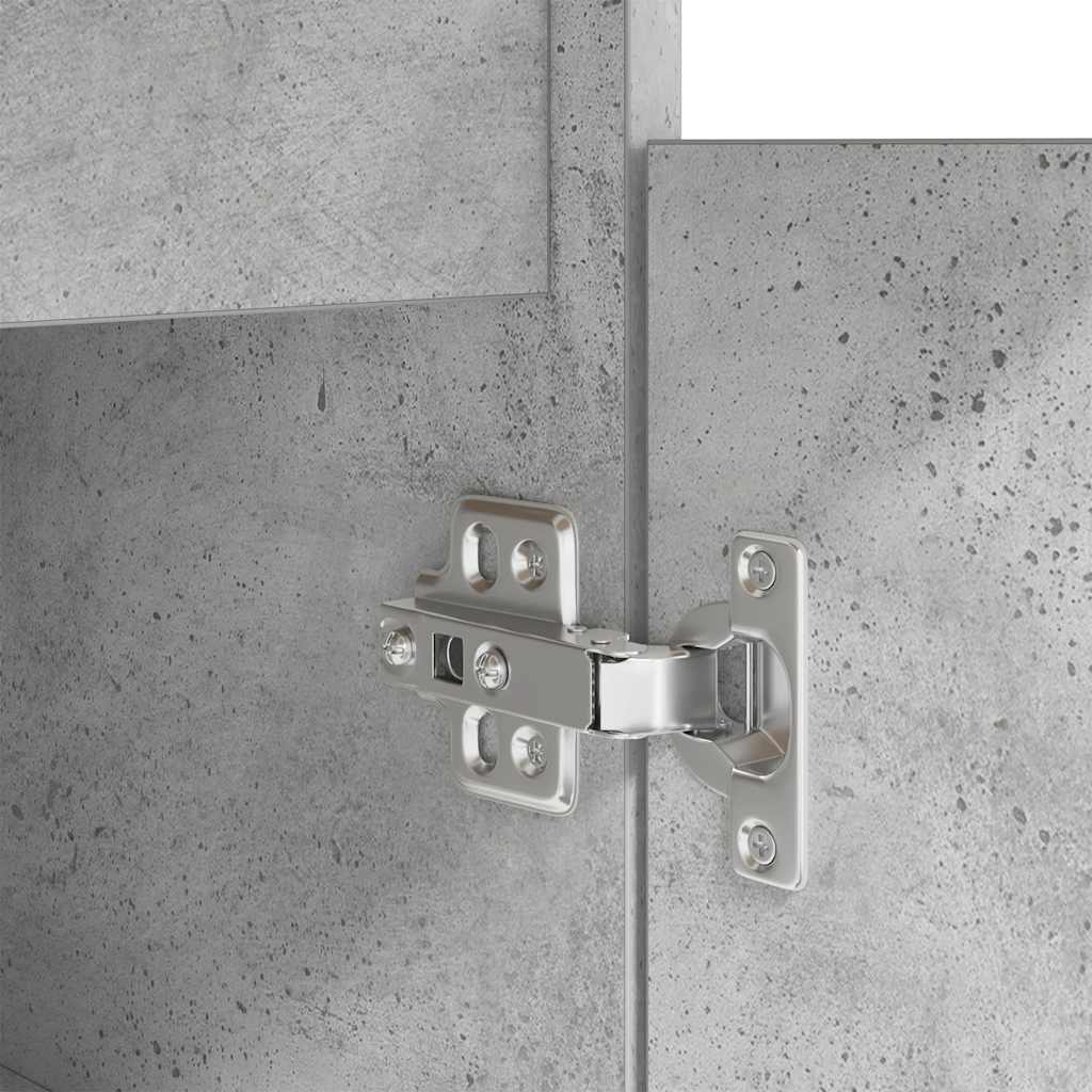 Schreibtisch Betongrau 86x49x76 cm Holzwerkstoff
