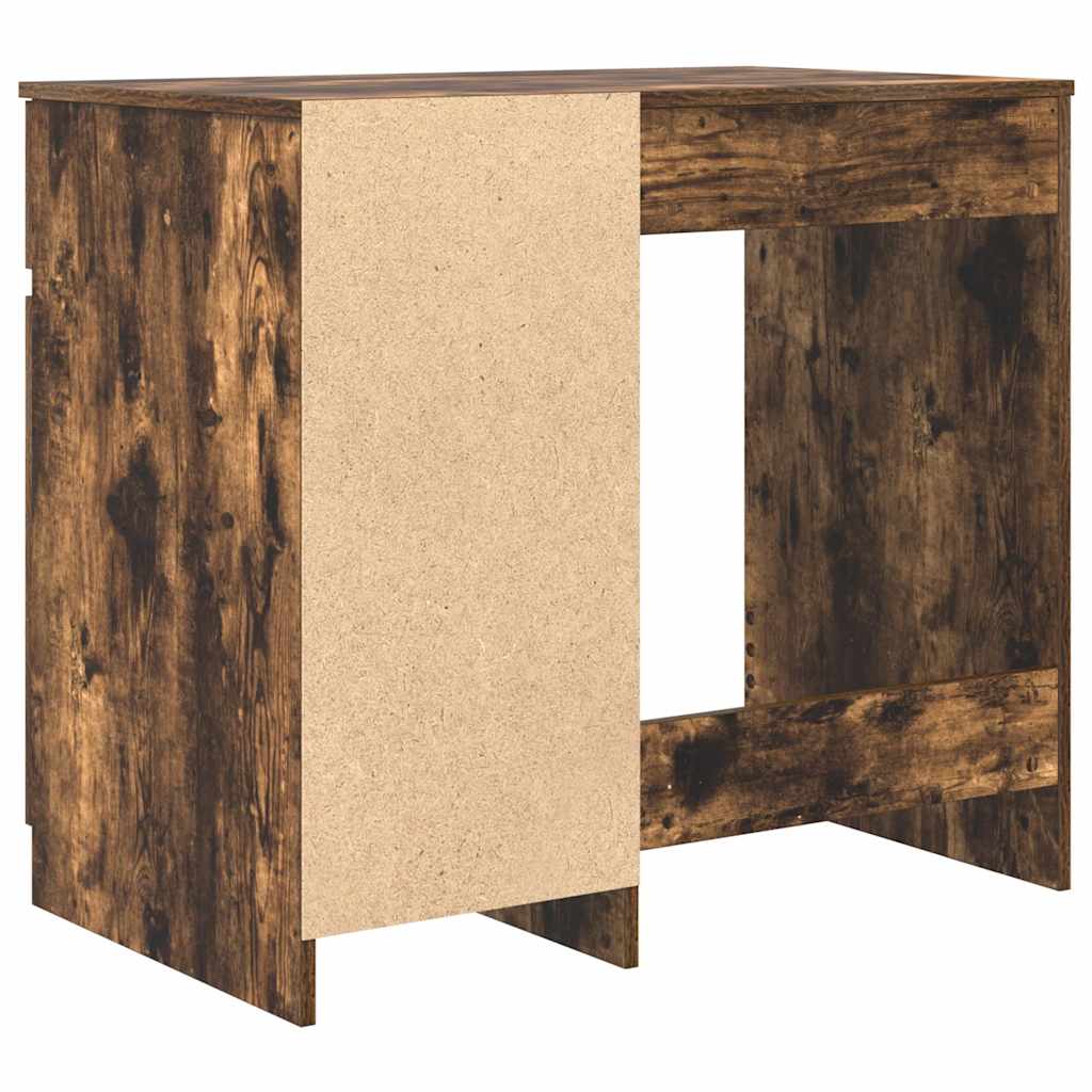Schreibtisch Räuchereiche 86x49x76 cm Holzwerkstoff