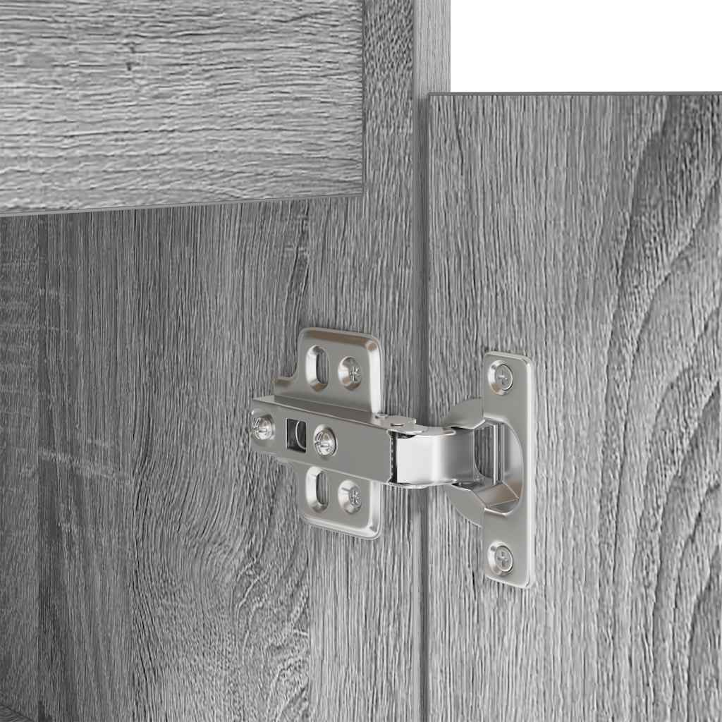 Schreibtisch Grau Sonoma 86x49x76 cm Holzwerkstoff