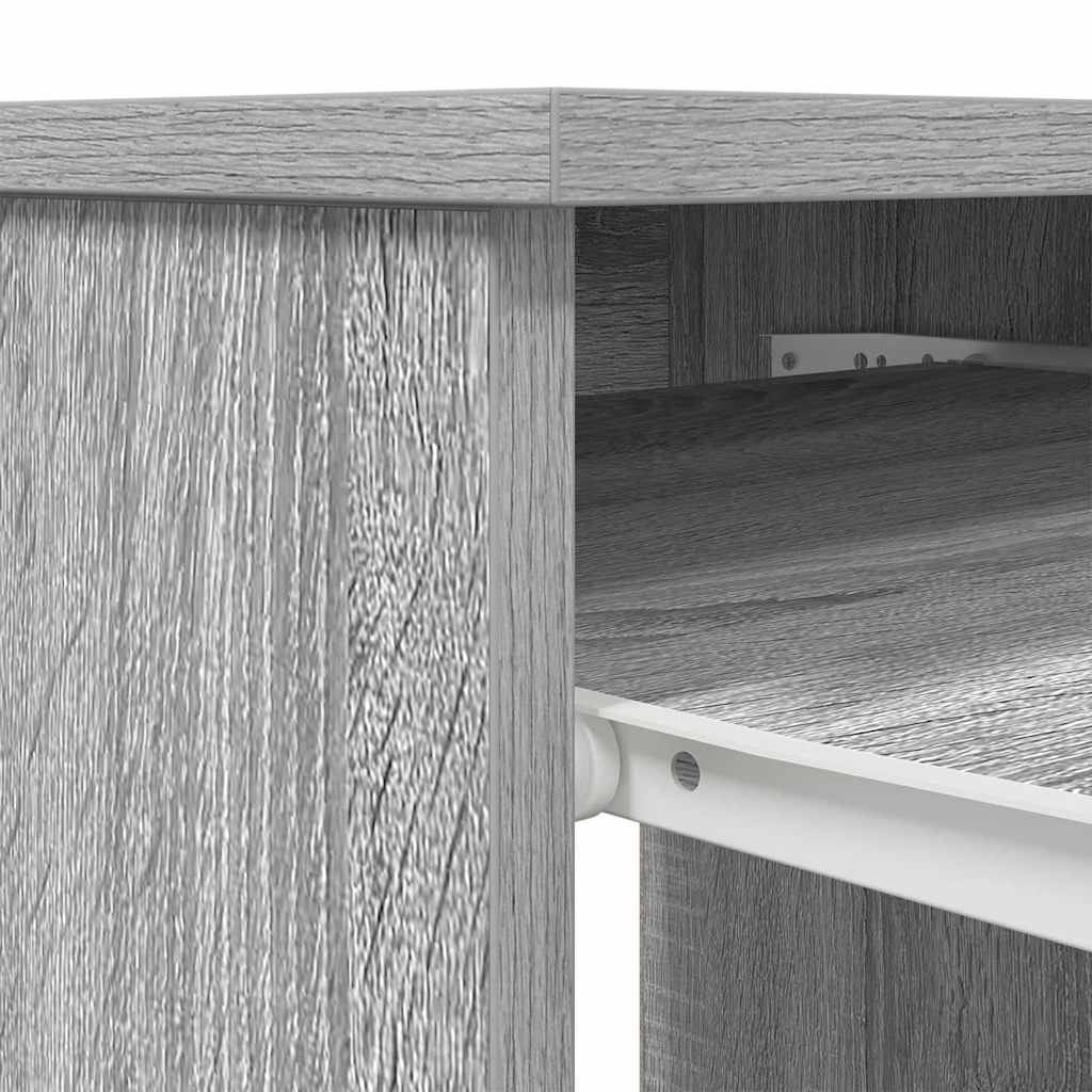 Schreibtisch Grau Sonoma 86x49x76 cm Holzwerkstoff