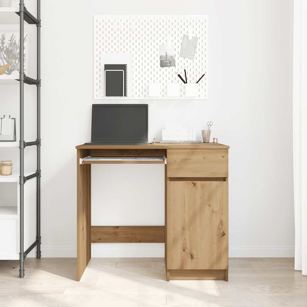 Schreibtisch Artisan-Eiche 86x49x76 cm Holzwerkstoff